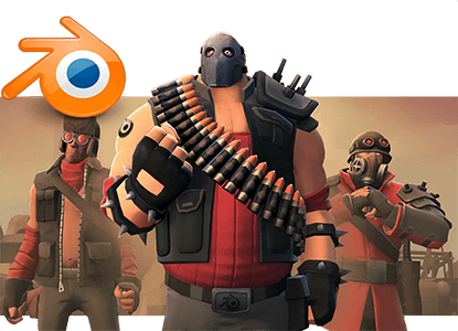 3D game modeling in Blender 3D game modeling in Blender